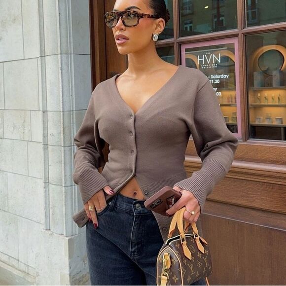 Brown retro sunglasses